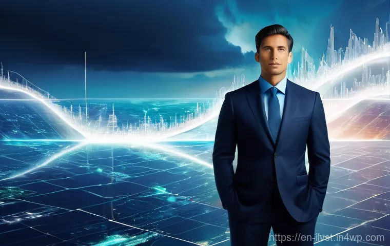 사모펀드의 리스크 관리 방법 - **Navigating Market Volatility with Savvy Precision**
    "A diverse male professional in a modern b...