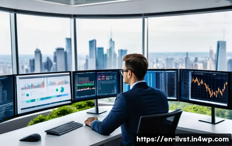 사모펀드의 투자 접근 방식 - A sophisticated private equity professional in a modern office environment, intensely analyzing deta...