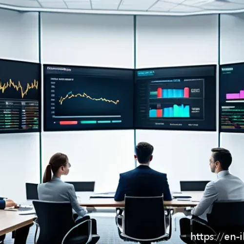 Home 13 사모펀드 투자 규제 및 법적 측면 - A modern private equity office scene showing a diverse team of professionals engaged in a high-level...